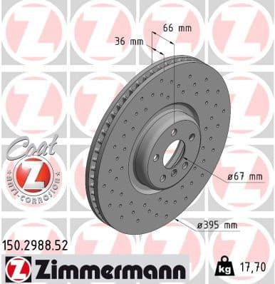 Brake Disc SPORT BRAKE DISC Z 150.2988.52