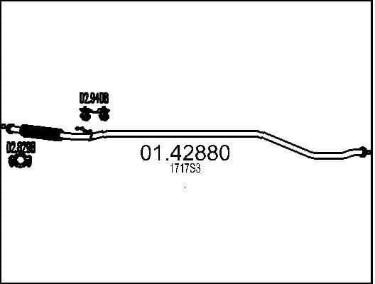 Exhaust Pipe 01.42880