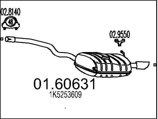 Rear Muffler 01.60631