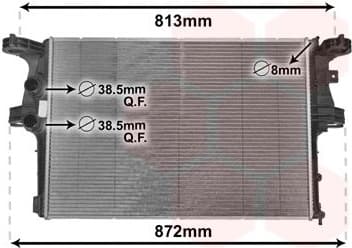 Radiator, engine cooling 28002126