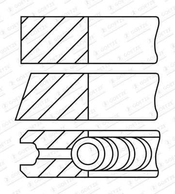 Piston Ring Set 08-432000-00