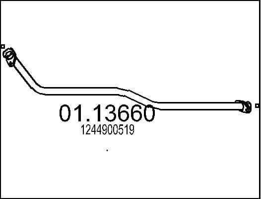 Exhaust Pipe 01.13660