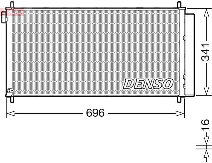 Condenser, air conditioning DCN50121