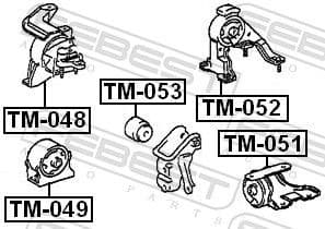 Mounting, engine TM-049 - image 2