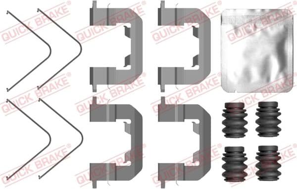 Accessory Kit, disc brake pad 109-0123