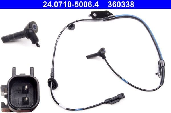 Sensor, wheel speed 24.0710-5006.4