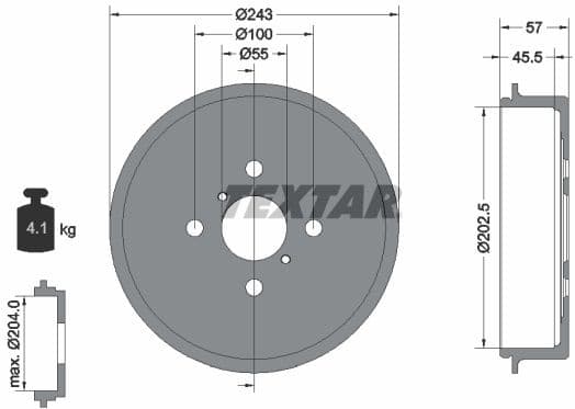 Brake Drum 94045200