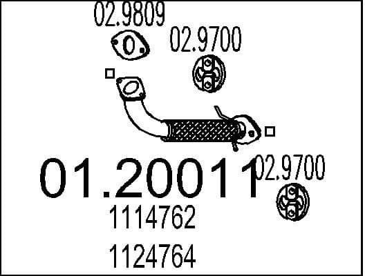 Exhaust Pipe 01.20011