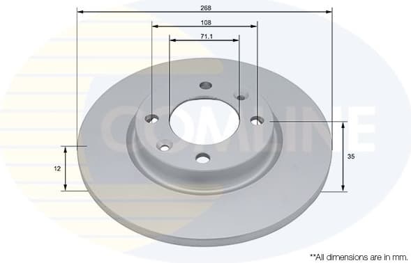 Brake Disc COATED ADC5085
