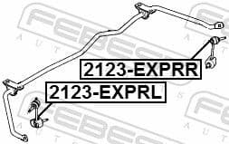 Link/Coupling Rod, stabiliser bar 2123-EXPRL - image 2