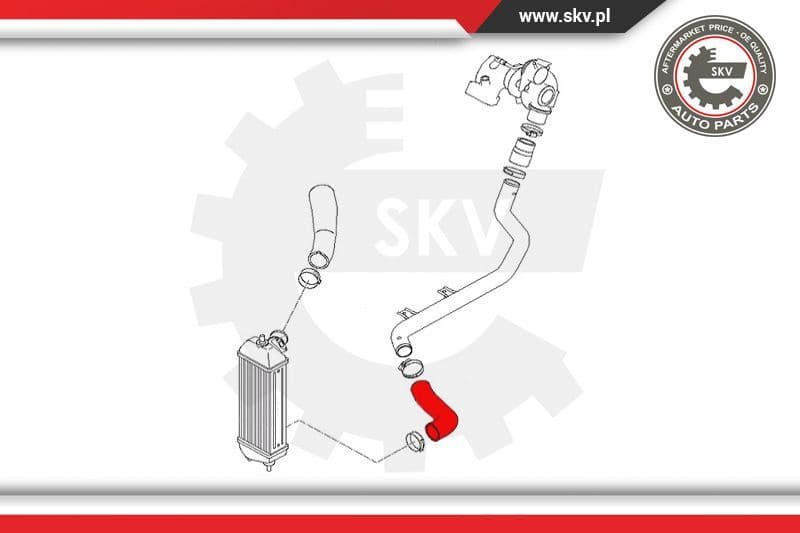 Charge Air Hose 24SKV588 - image 4