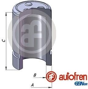 Piston, brake caliper D025342