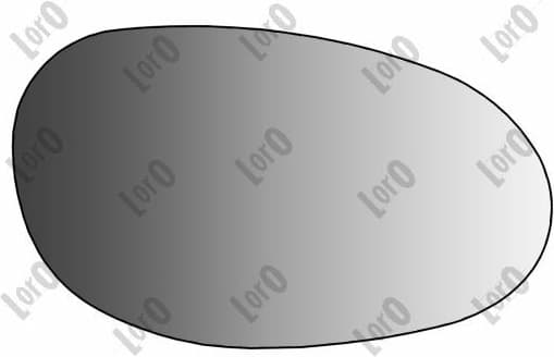 Mirror Glass, exterior mirror LORO 3607G02