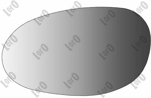 Mirror Glass, exterior mirror LORO 3607G01