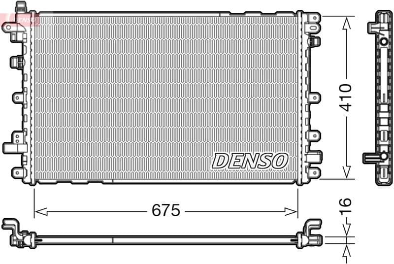 Radiator, engine cooling DRM20113