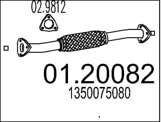 Exhaust Pipe 01.20082