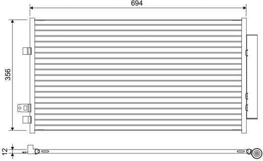 Condenser, air conditioning 822638