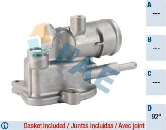 Thermostat, coolant 5350392