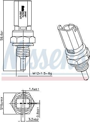 Sensor, coolant temperature ** FIRST FIT ** 207087