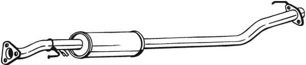 Centre Muffler 284447