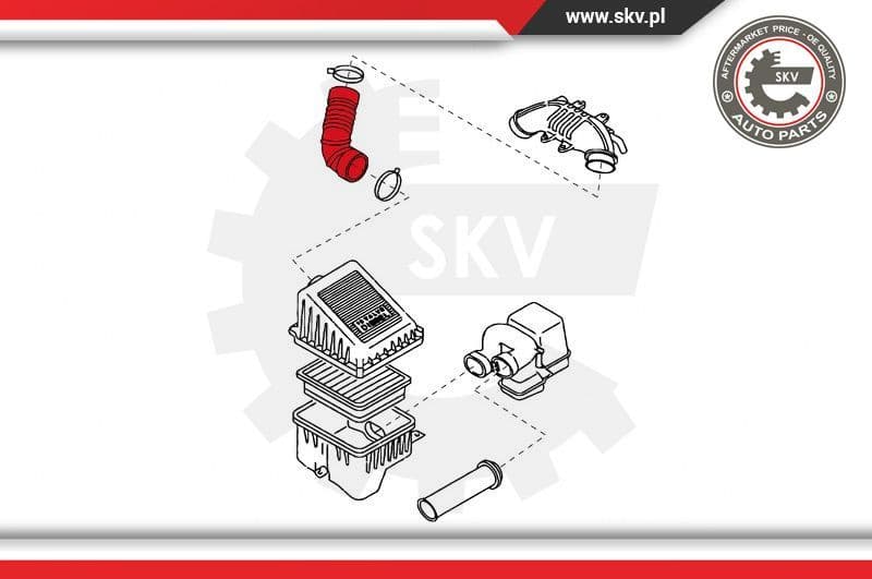 Intake Hose, air filter 24SKV491 - image 4