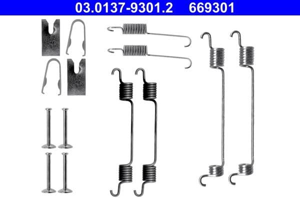 Accessory Kit, brake shoes 03.0137-9301.2