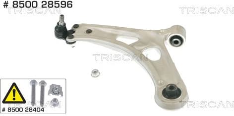 Control/Trailing Arm, wheel suspension 8500 28596