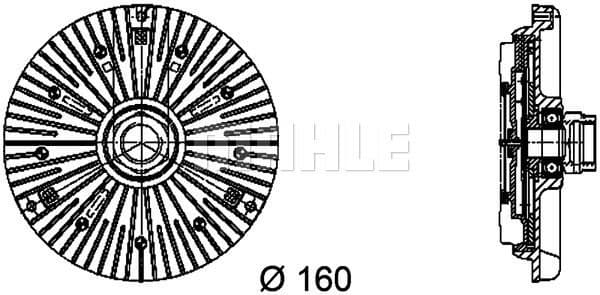 Clutch, radiator fan BEHR *** PREMIUM LINE *** CFC 94 000P - image 2