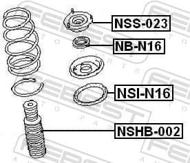 Suspension Strut Support Mount NSS-023