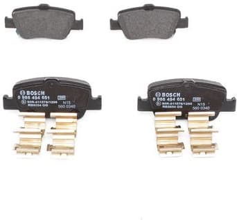Brake Pad Set, disc brake 0986494651