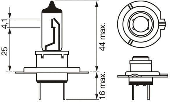 Bulb, headlight Ultra White BL 1 987 301 153