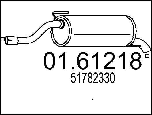 Rear Muffler 01.61218