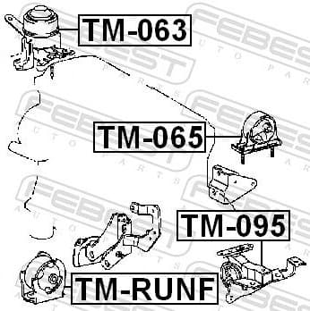 Mounting, engine TM-063 - image 2