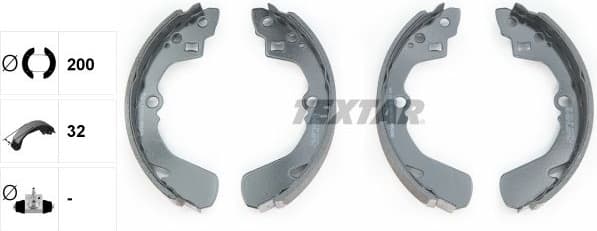 Brake Shoe Set 91039001