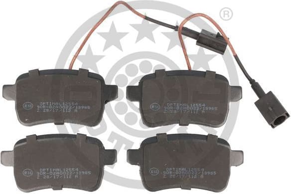 Brake Pad Set, disc brake BP-12554