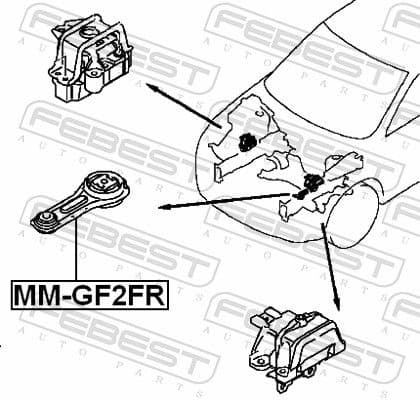Mounting, engine MM-GF2FR - image 2