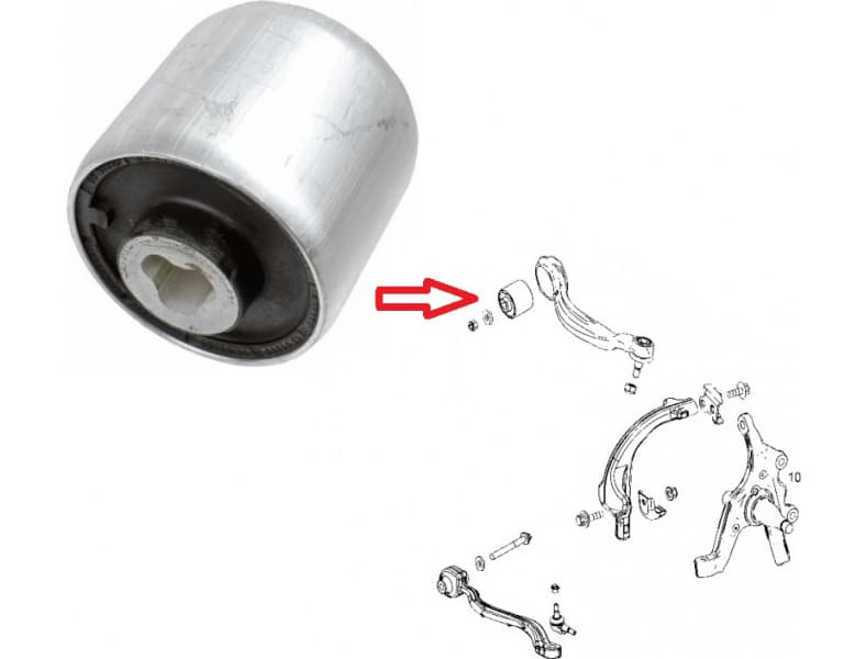 Silentblock front axle 35056 01