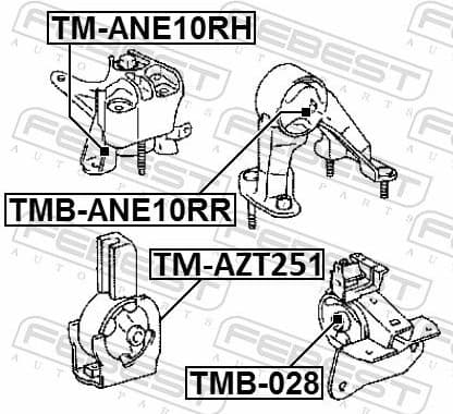 Mounting, engine TM-AZT251 - image 2