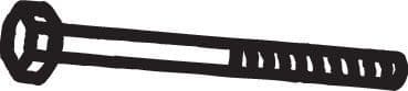 Bolt, exhaust system 258-896