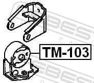 Mounting, engine TM-103 - image 2