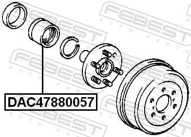 Wheel Bearing DAC47880057 - image 2