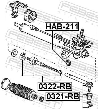 Inner Tie Rod 0322-RB - image 2