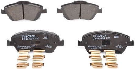 Brake Pad Set, disc brake 0986494638