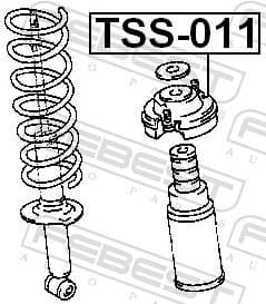 Suspension Strut Support Mount TSS-011 - image 2