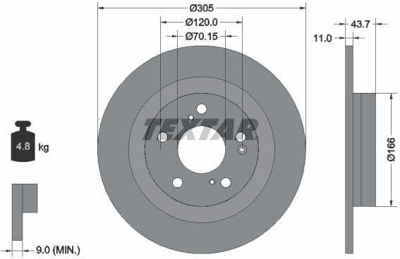Brake Disc PRO 92308403