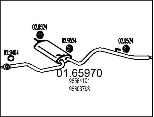 Rear Muffler 01.65970