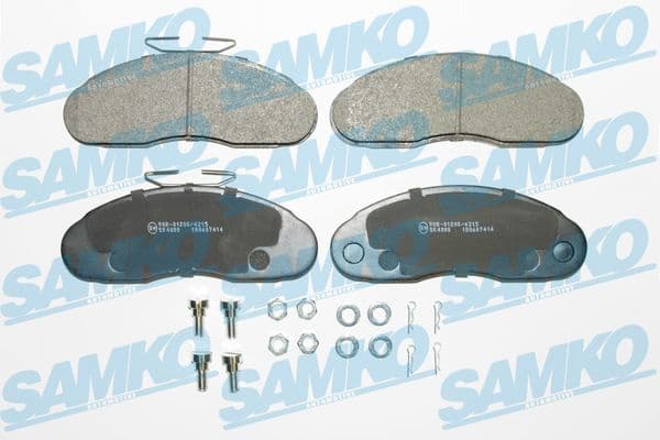 Brake Pad Set, disc brake 5SP414