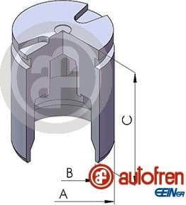 Piston, brake caliper D025758