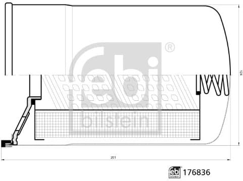 Filter, operating hydraulics 176836