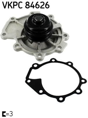 Water Pump, engine cooling VKPC84626 - image 2